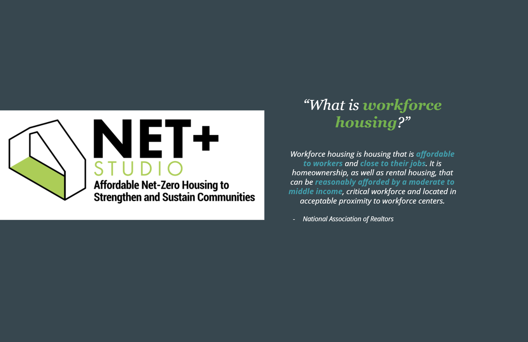 Studio Update – The Net Positive Studio
